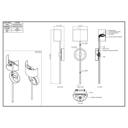 Arnsberg Lighting St. Luis Obispo Wall Sconce