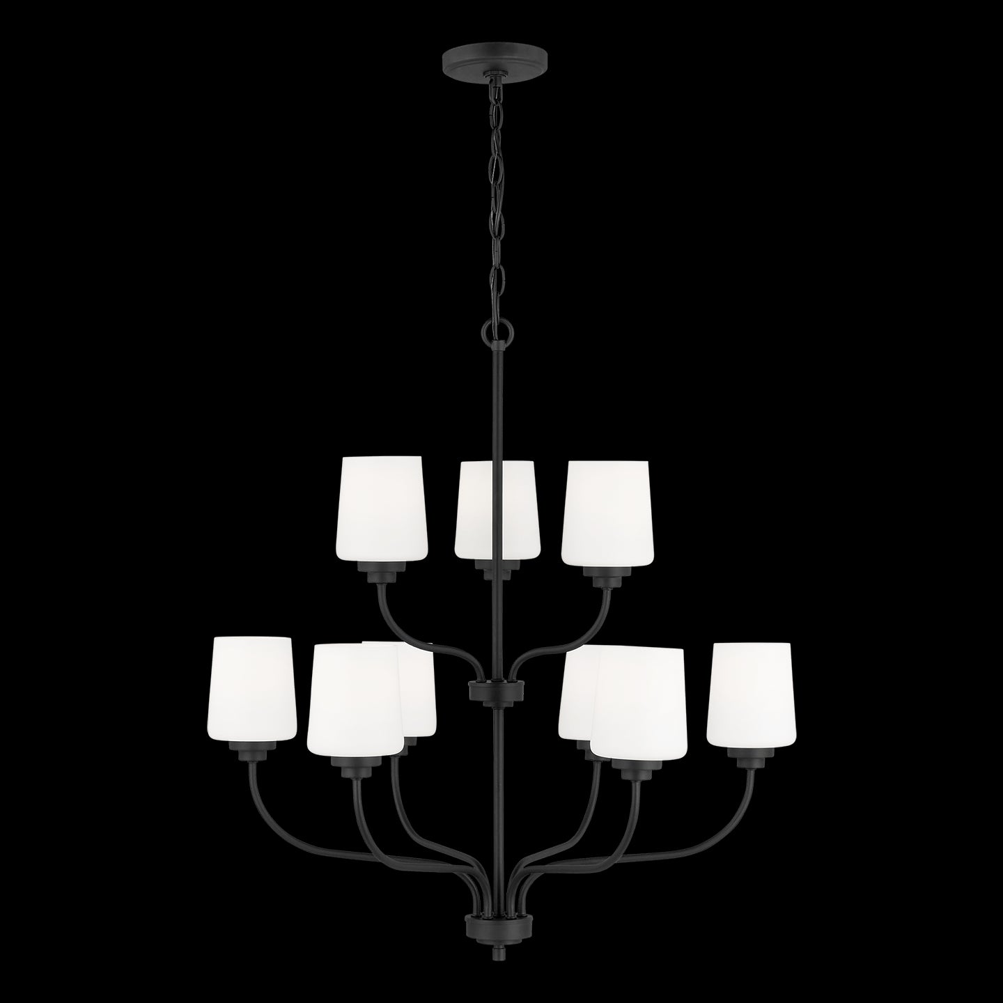 Visual Comfort Windom Nine Light Chandelier