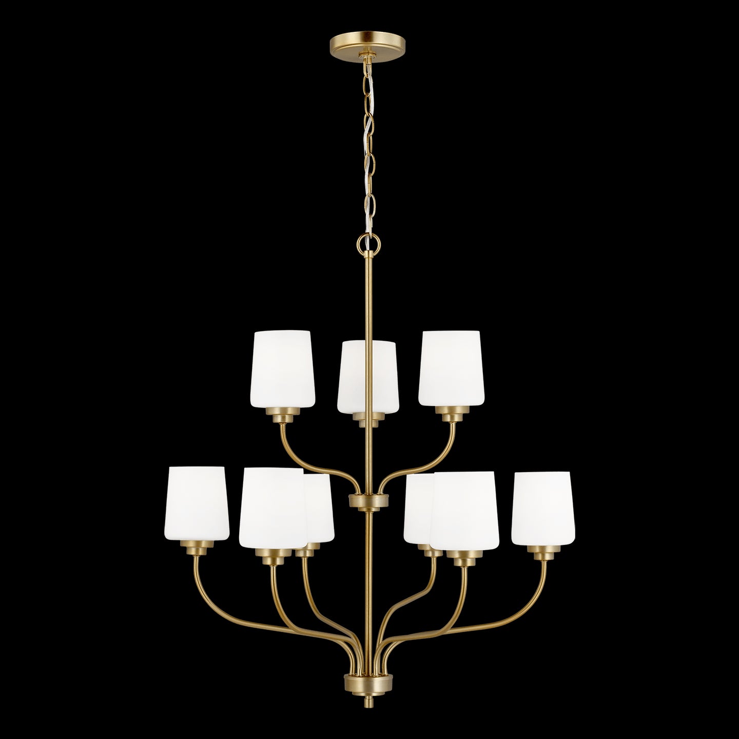 Visual Comfort Windom Nine Light Chandelier