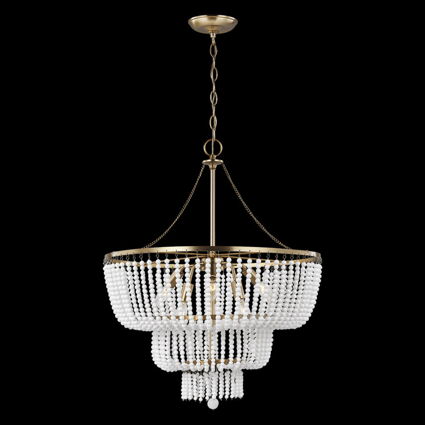 Visual Comfort Jackie Six Light Chandelier