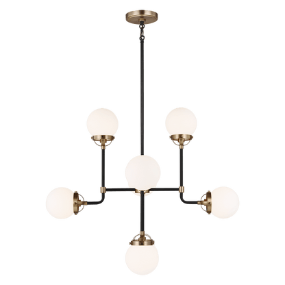 Visual Comfort Cafe Eight Light Small Chandelier