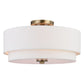 Burnaby 16-in Semi-Flush Mount