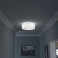 Arnsberg Grannus Ceiling Light with white shade