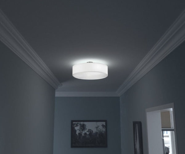 Arnsberg Grannus Ceiling Light with white shade