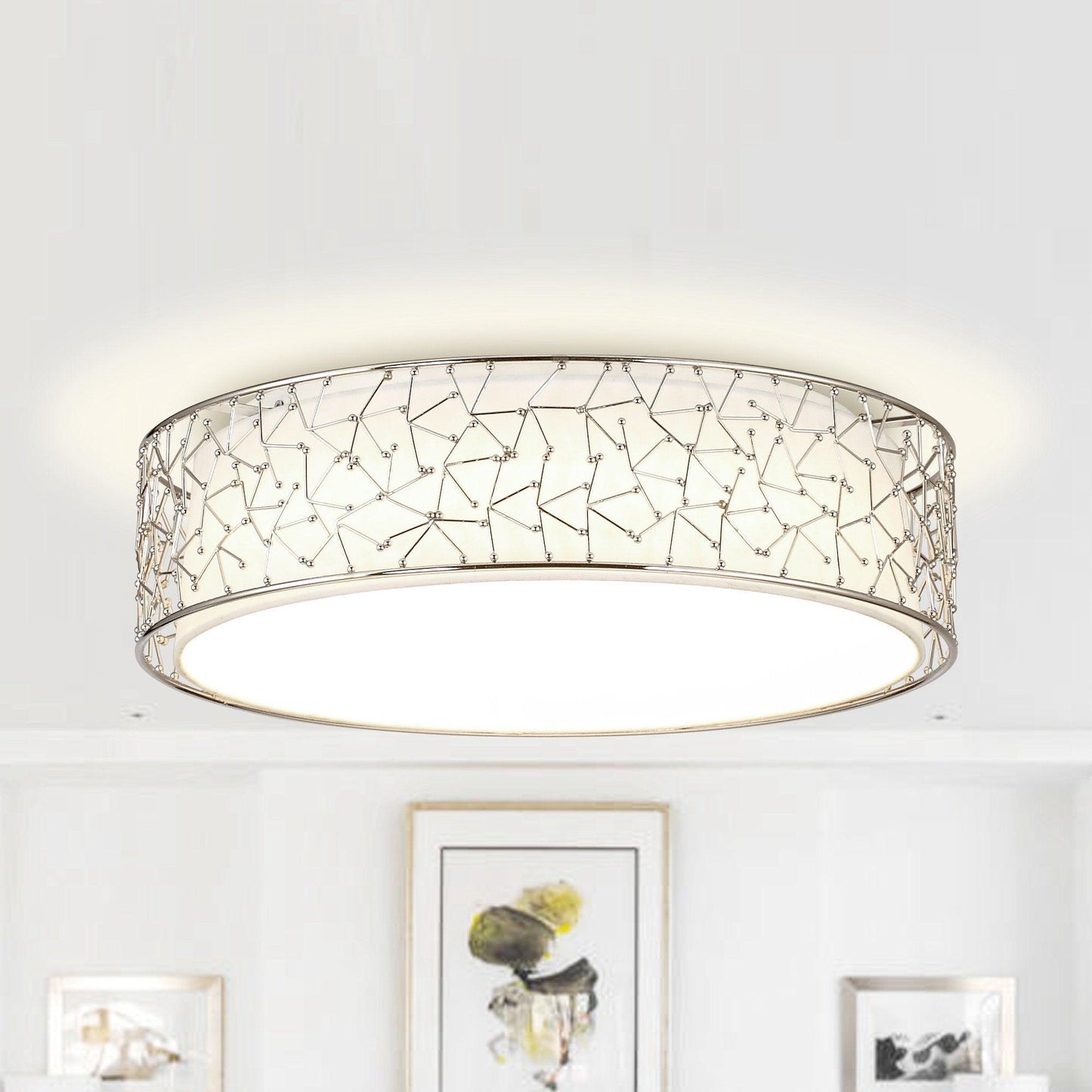 17.5" Modern LED Flush Mount Lighting