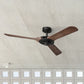 Parrot Uncle 52" Aerofanture Industrial DC Motor Downrod Mount Reversible Ceiling Fan with Remote Control