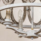 Christianson 4-Light Gray Imitation Wood Grain Chandelier