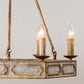 6-Light Farmhouse Wooden Pendant Lighting