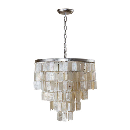 3-Light Traditional Shell Pendant Lighting