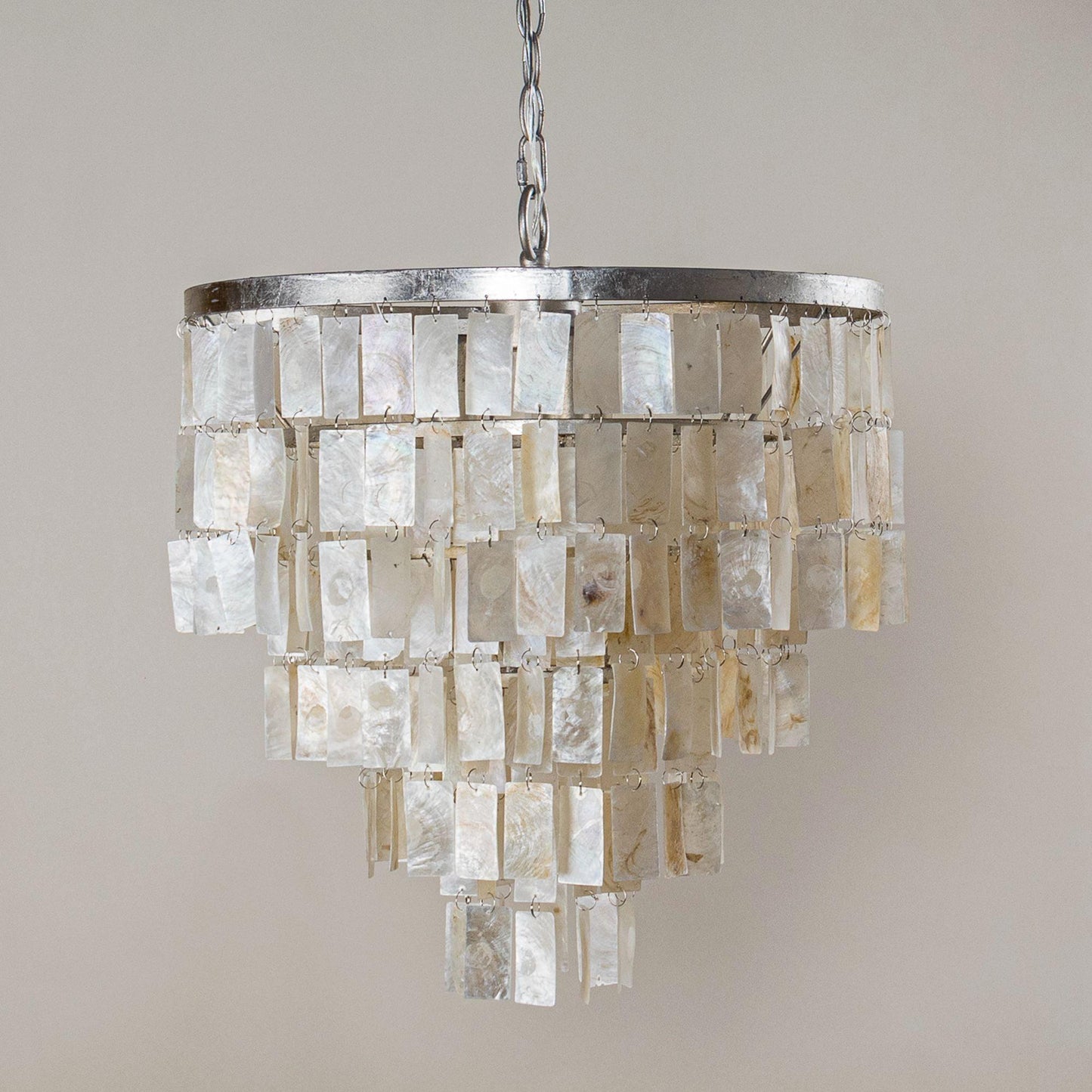 3-Light Traditional Shell Pendant Lighting