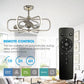 Parrot Uncle 30" Theron Modern DC Motor Downrod Mount Reversible Ceiling Fan with LED Lighting and Remote Control