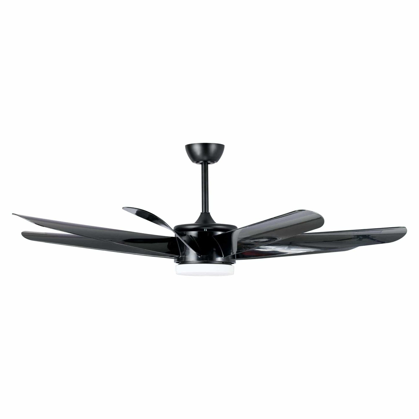 Parrot Uncle  60" Thank Integrated LED Black Ceiling Fan