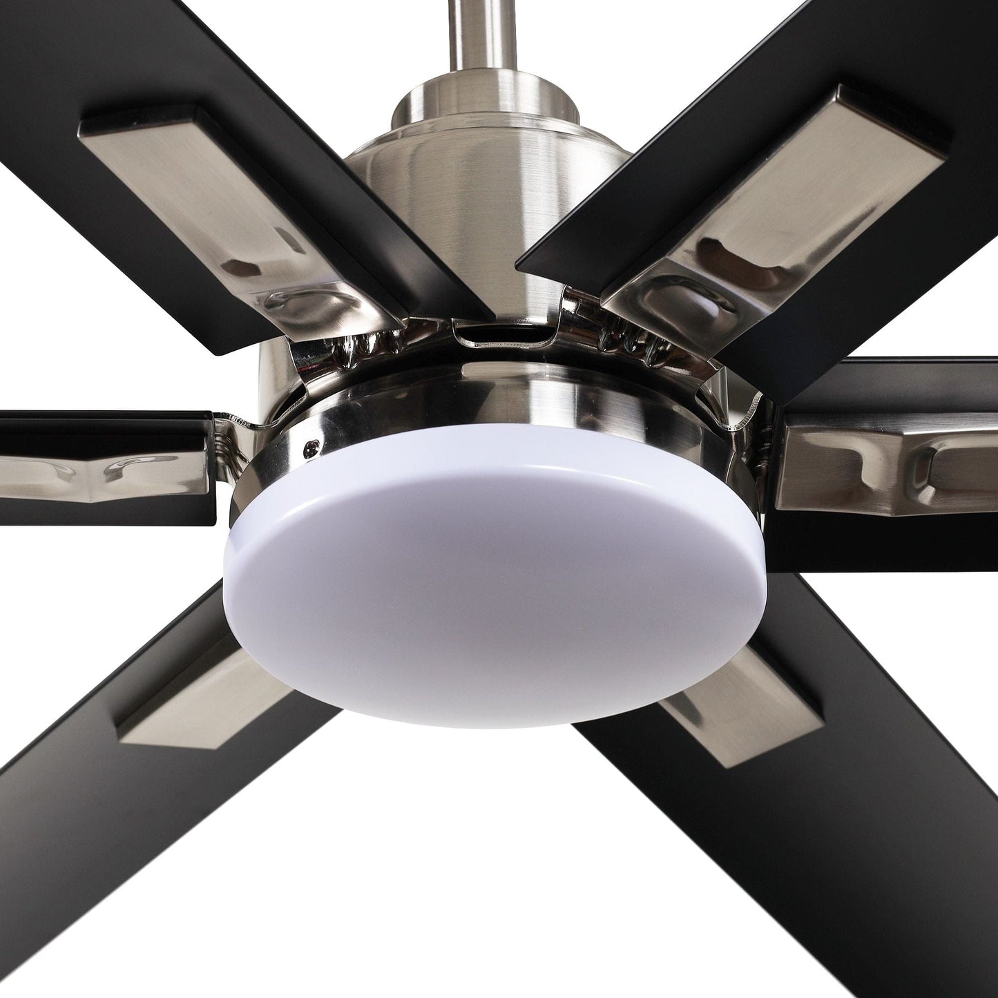 Parrot Uncle 72" Bankston Modern DC Motor Downrod Mount Reversible Ceiling Fan with Lighting and Remote Control