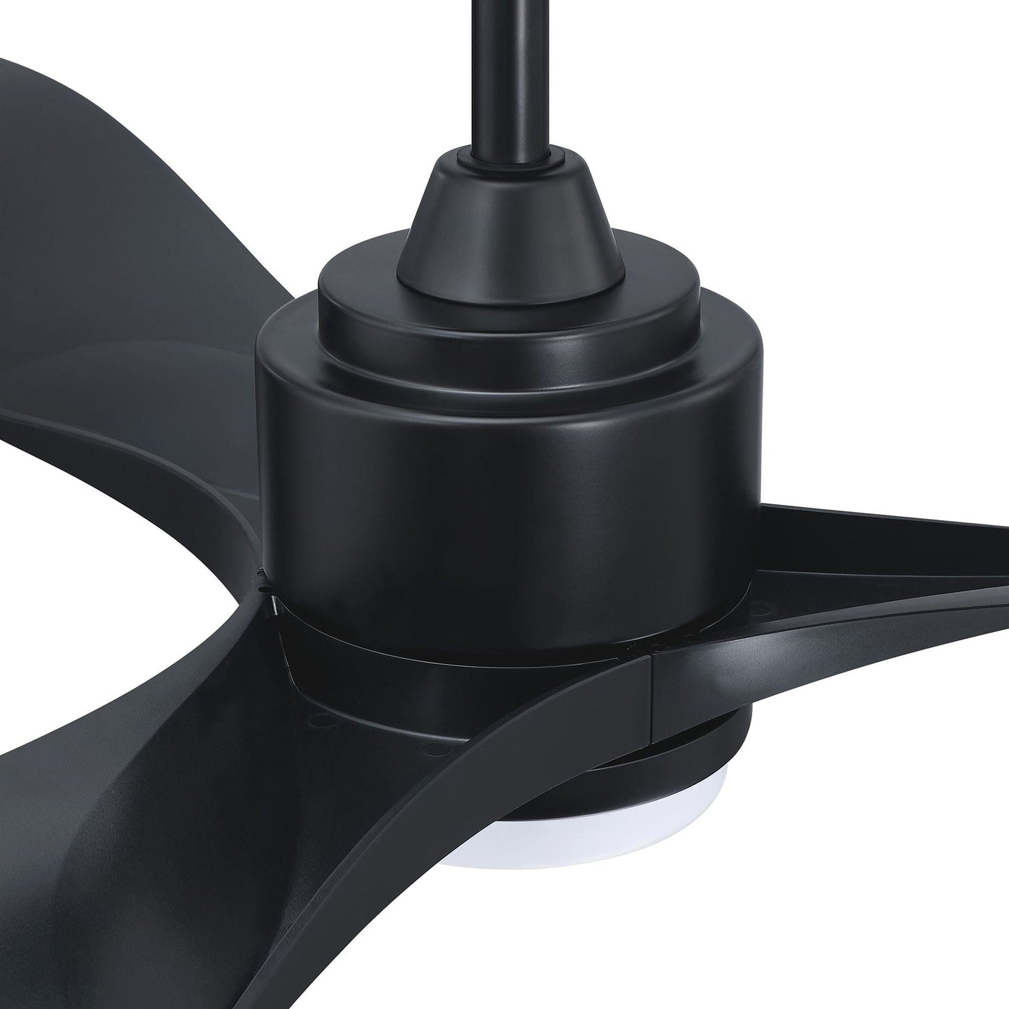 Parrot Uncle 66" Misael Propeller Integrated LED Indoor Modern Black Ceiling Fan