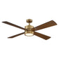 Parrot Uncle 52" Bucholz Industrial Downrod Mount Reversible Ceiling Fan with Lighting and Remote Control