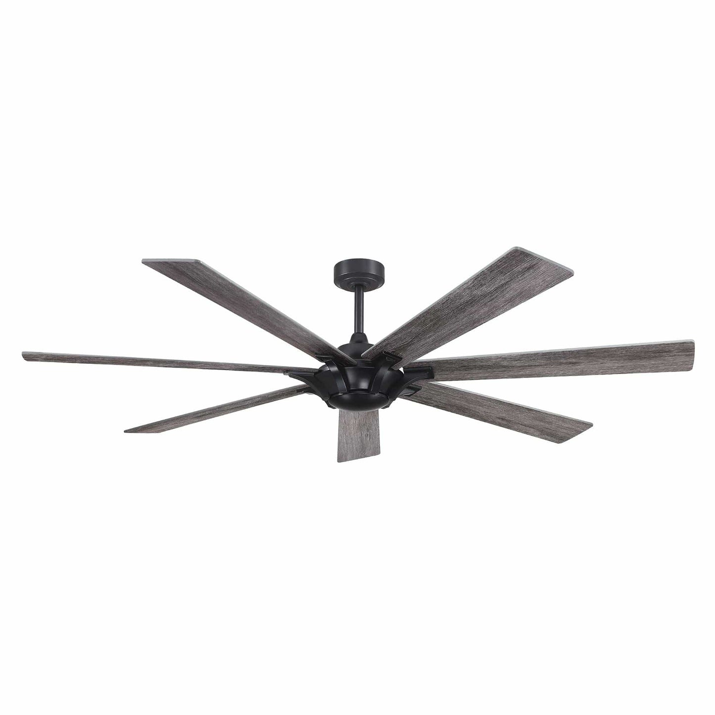 Parrot Uncle 72" Modern DC Motor Downrod Mount Reversible Ceiling Fan with Remote Control