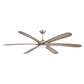 Parrot Uncle 72" Jaydn Integrated LED Indoor Nickel Downrod Mount Ceiling Fan