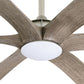 Parrot Uncle 72" Jaydn Integrated LED Indoor Nickel Downrod Mount Ceiling Fan