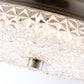 12" Crystal LED Flush Mount Ceiling Light
