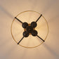 4-Light Industrial Ceiling Light