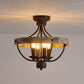 4-Light Industrial Ceiling Light