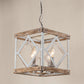 4-Light Farmhouse White Pendant Lighting