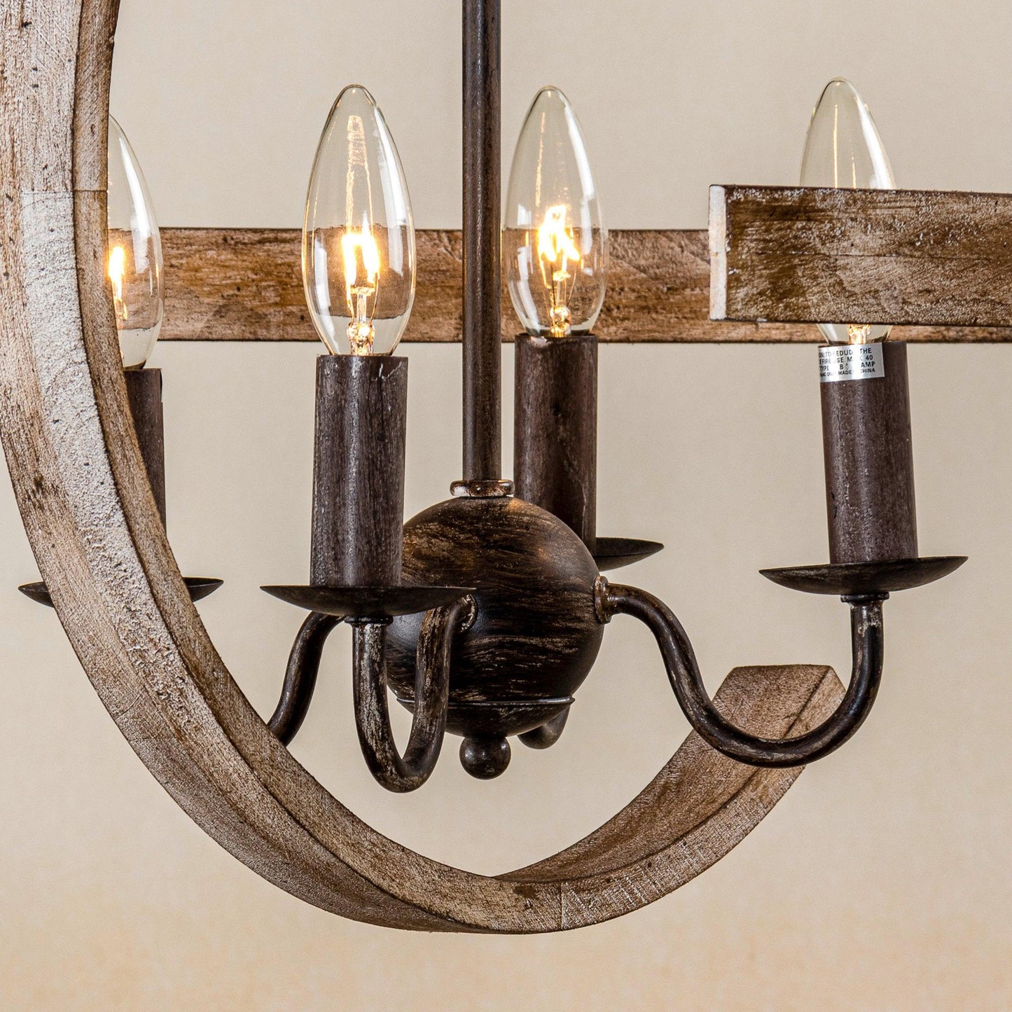 4-Light Farmhouse Pendant Lighting