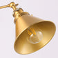 1-Light Rhem Brass Wall Sconce Light
