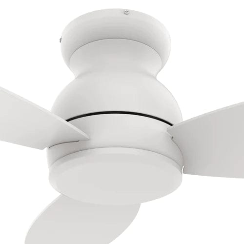 Carro USA Stanley 48 inch 3-Blade Flush Mount Ceiling Fan with Remote Control