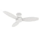 Carro USA Stanley 48 inch 3-Blade Flush Mount Ceiling Fan with Remote Control