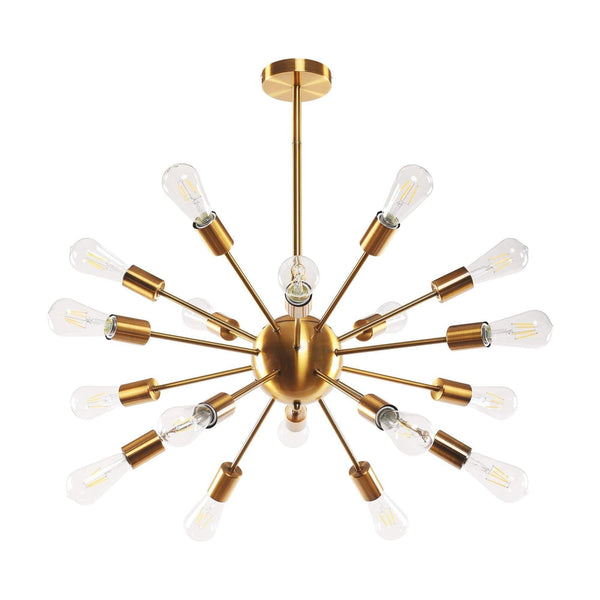 Yervant 18-Light Brass Sputnik Sphere Chandelier