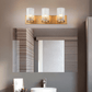 3-Light Golden Vanity Wall Lighting