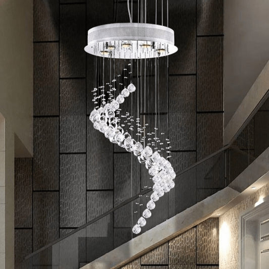 James R. Moder Lighting Crystal Rain Chandelier