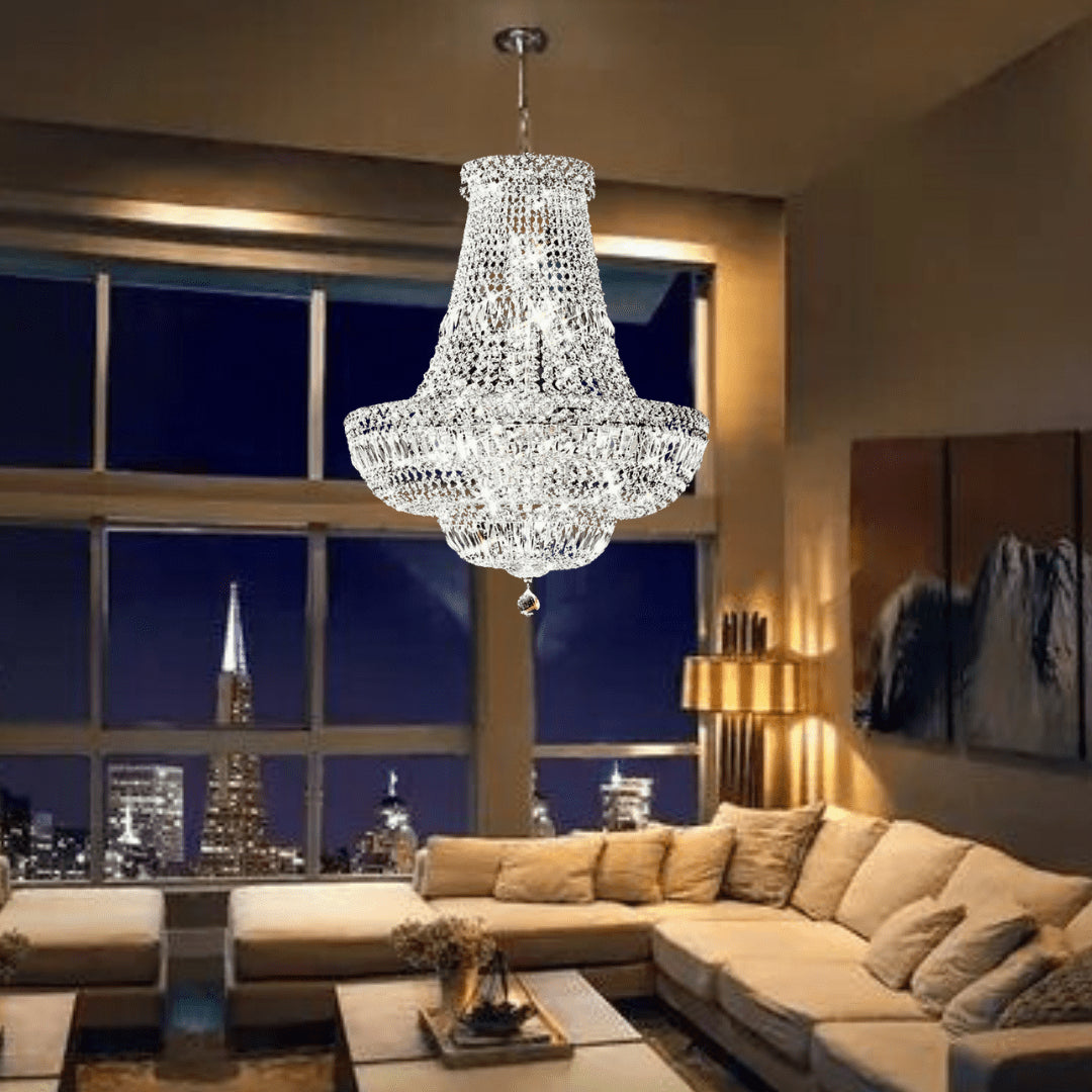 James R. Moder Lighting Empire Chandelier