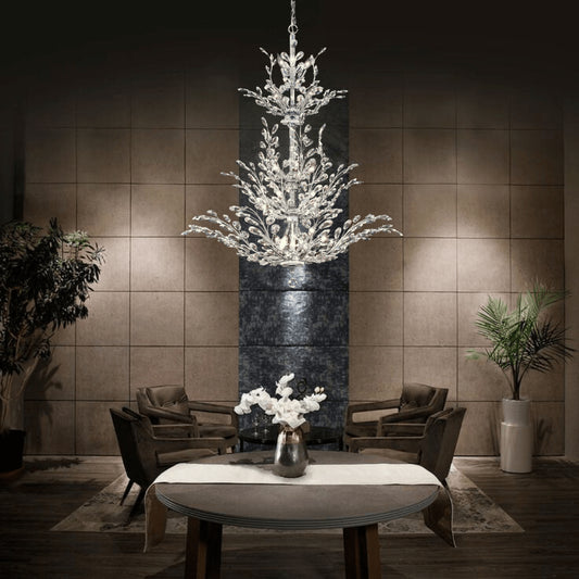 James R. Moder Lighting Florale Collection Entry Chandelier