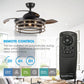 Parrot Uncle 42" Industrial Downrod Mount Ceiling Fan with Lighting and Remote Control