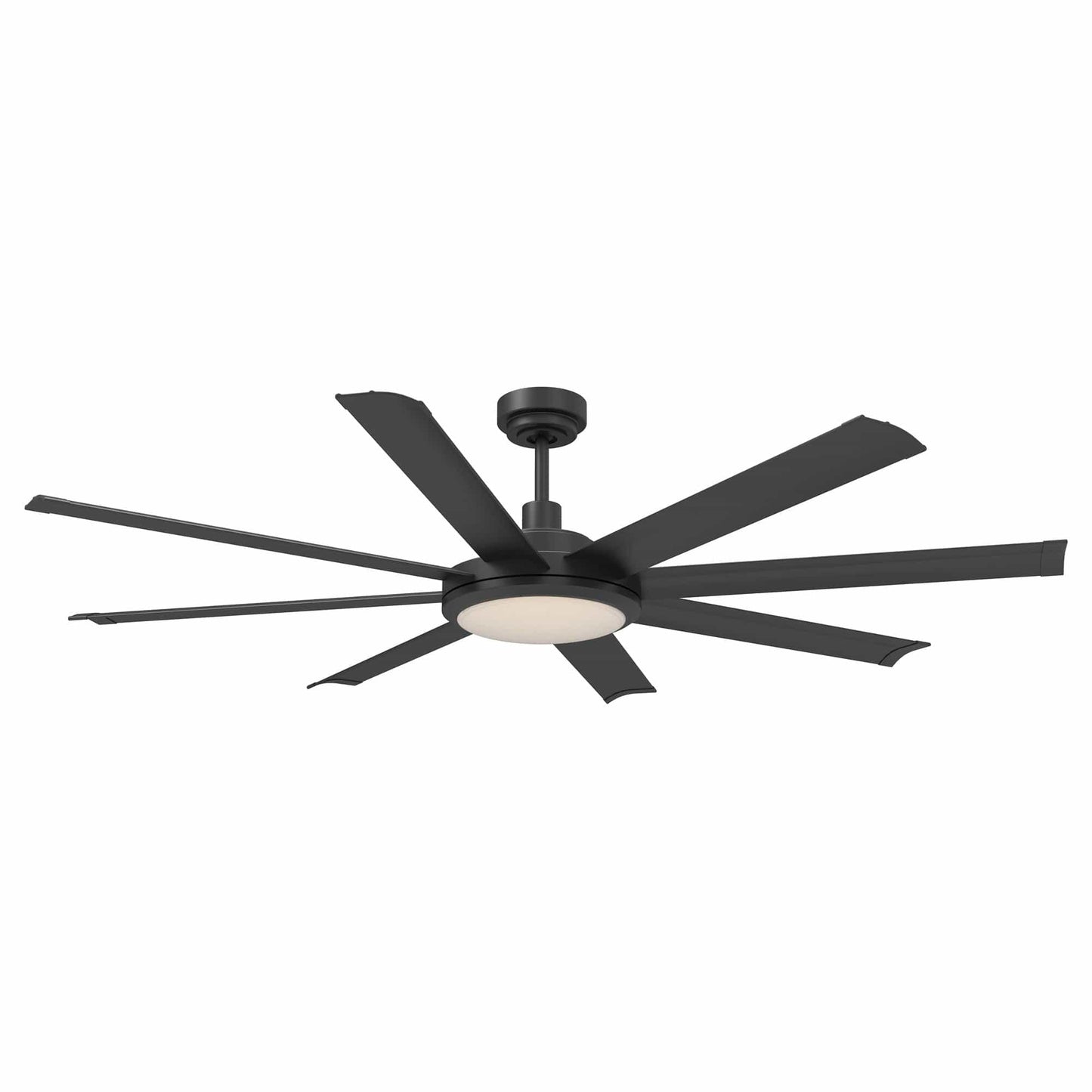 Parrot Uncle 60" Modern DC Motor Downrod Mount Ceiling Fan with Lighting and Remote Control