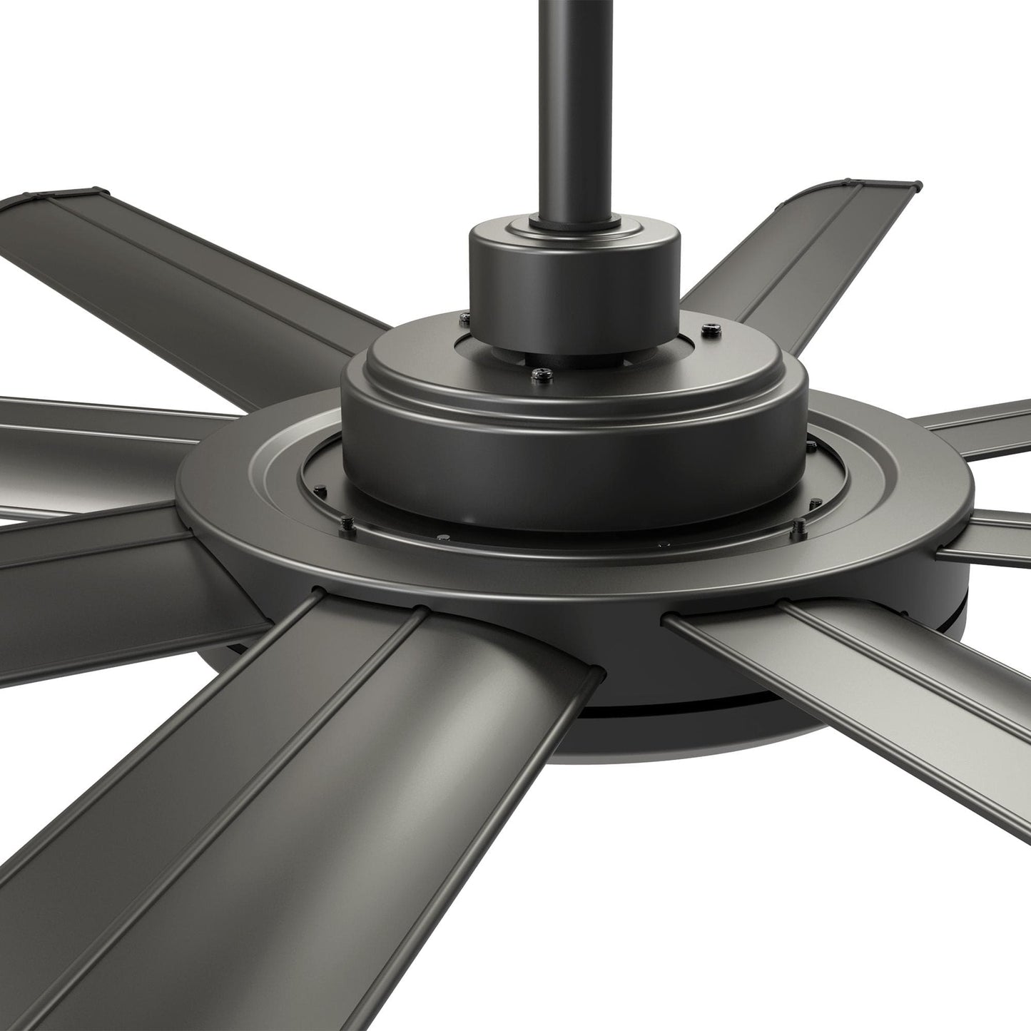 Parrot Uncle 60" Modern DC Motor Downrod Mount Ceiling Fan with Lighting and Remote Control