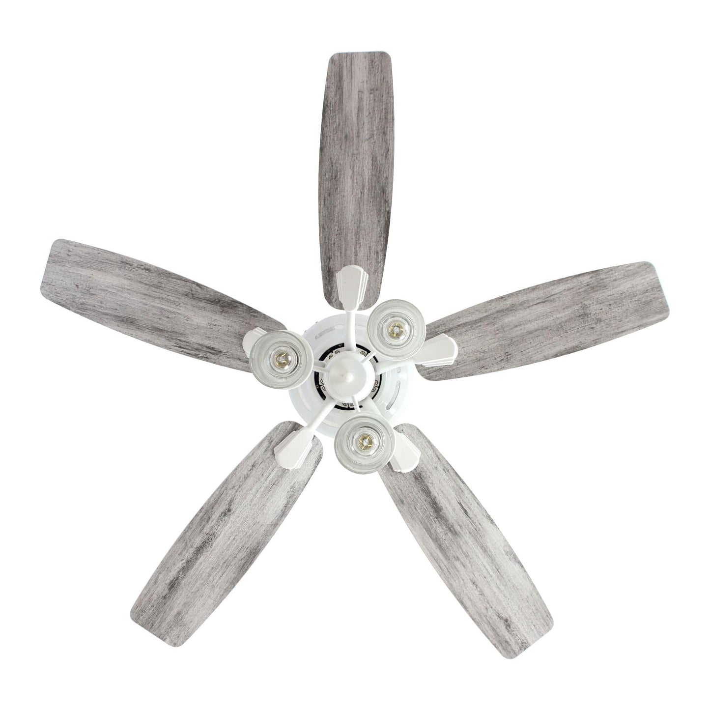 Parrot Uncle 52" Modern Flush Mount Reversible Ceiling Fan with Lighting and Remote Control