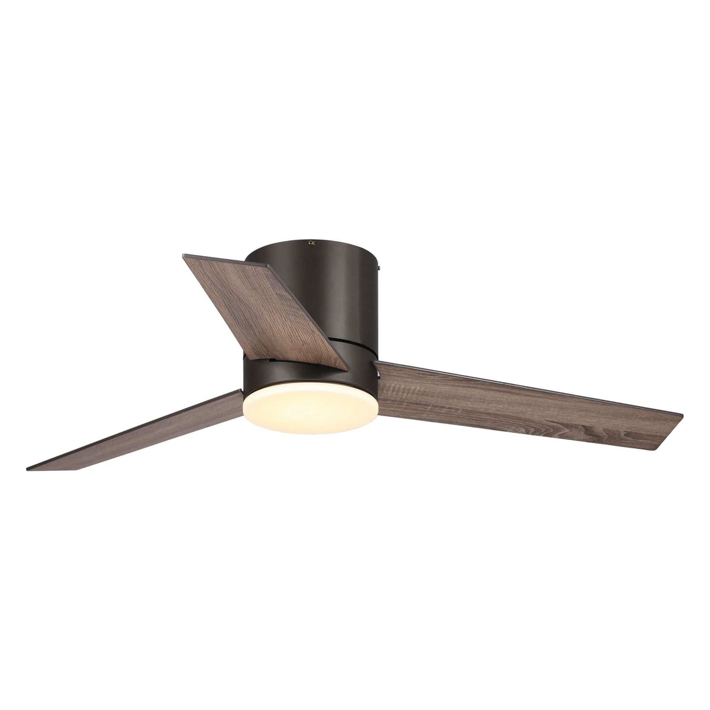 Parrot Uncle 48" Kielah Traditional Flush Mount Reversible Ceiling Fan with Lighting and Remote Control