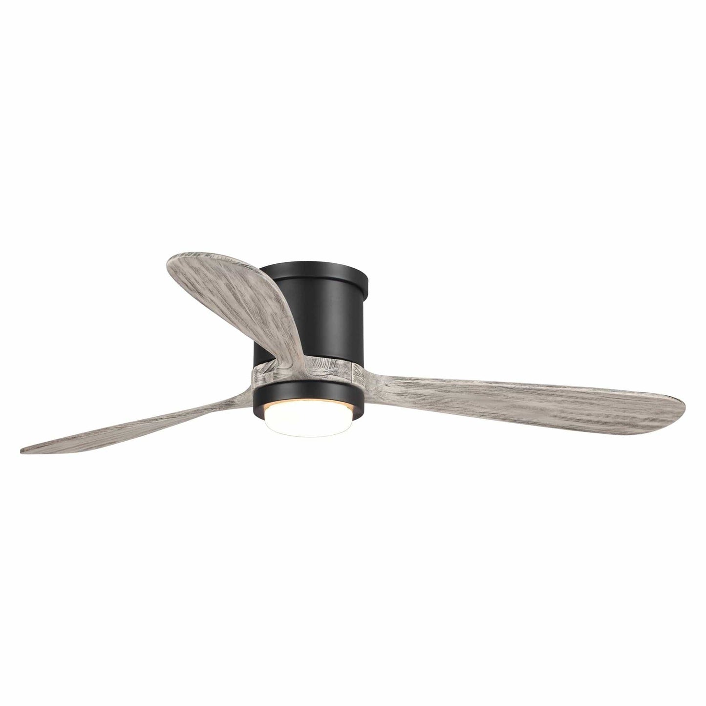 Parrot Uncle 52" Anyan Modern Flush Mount Reversible Ceiling Fan with Lighting and Remote Control