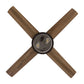 Parrot Uncle 52" Mcmillion Farmhouse Downrod Mount Reversible Ceiling Fan with Lighting and Remote Control