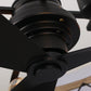 Parrot Uncle 22" Industrial Downrod Mount Reversible Ceiling Fan with Lighting and Remote Control