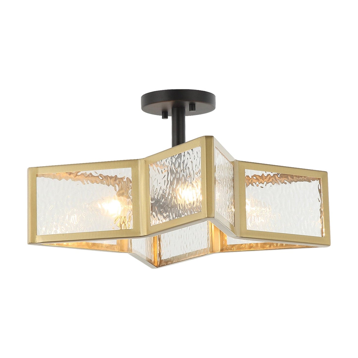 4-Light Modern Golden Pendant Lighting