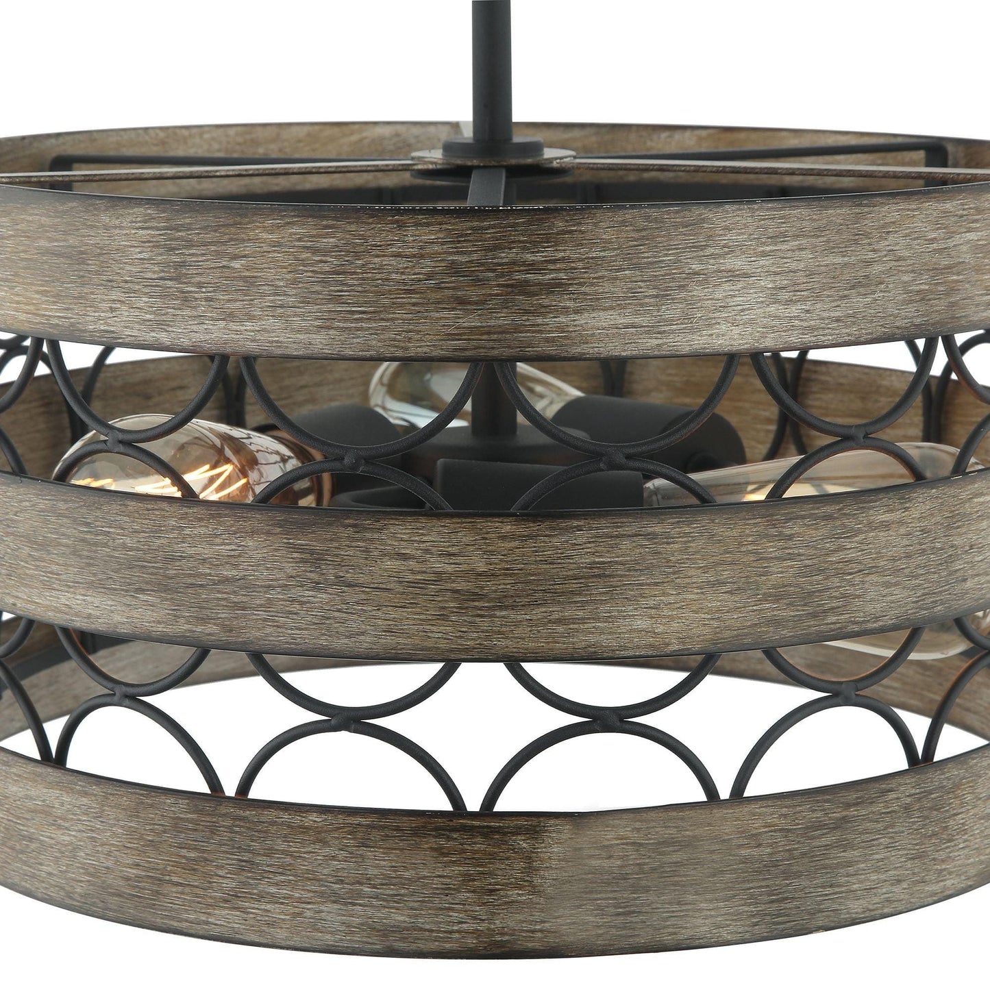 3-Light Farmhouse Metal Pendant Lighting