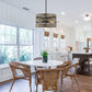 3-Light Farmhouse Metal Pendant Lighting