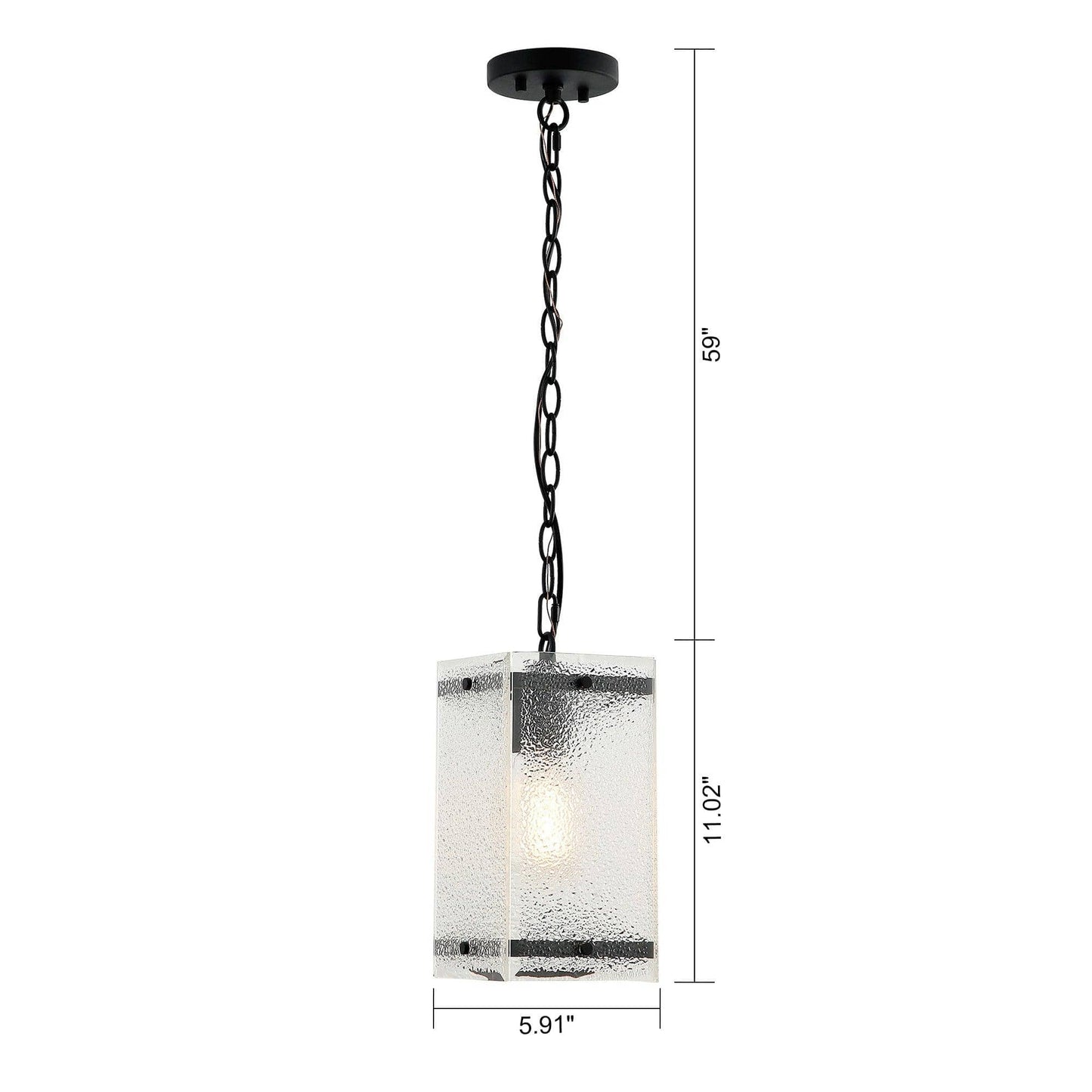 1-Light Modern Pendant Light