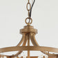 4-Light Rustic Saddlebrown Pendant Lighting