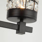 Modern 3-Light Black Wall Light