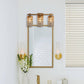 3-Light Modern Golden Wall Light